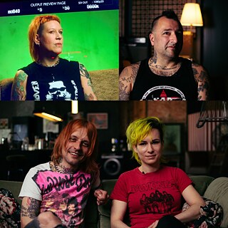 Scenes from the documentary "Millennial Punk"