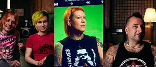 Scenes from the documentary "Millennial Punk"