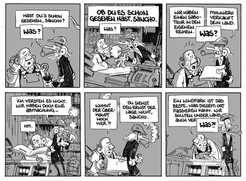 Auszug aus „Don Quijote“ von Flix  