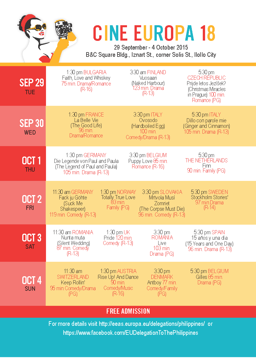 Poster Cine Europa Iloilo