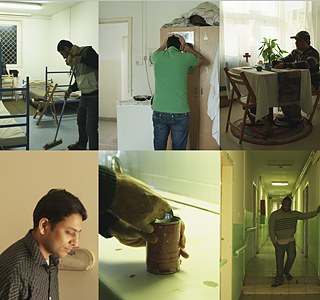 Still aus der Videoinstallation „Winterreise“