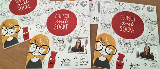 Mokymo medžiagos knyga „Deutsch mit Socke“