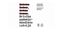 Plakat. Freiheit im sowjetischen und heutigen Lettland