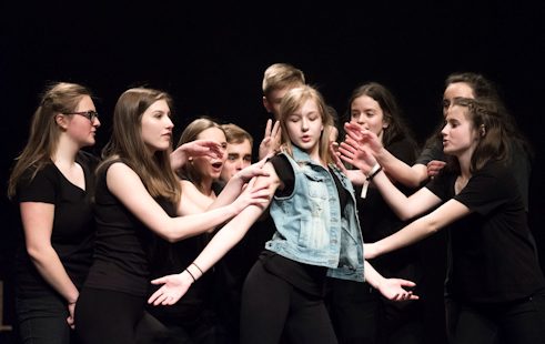 Schüler des Gymnasiums P. O. Hviezdoslava (Dolný Kubín, Slowakei)