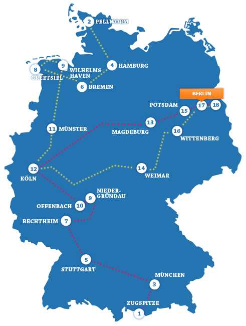 Beide Teams in Berlin