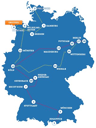 Team Nord in Greetsiel © Grafik: Goethe-Institut / Matthias Zosel Team Nord in Greetsiel