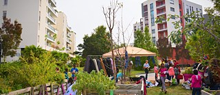 La zone de gratuité à Malakoff près de Nantes