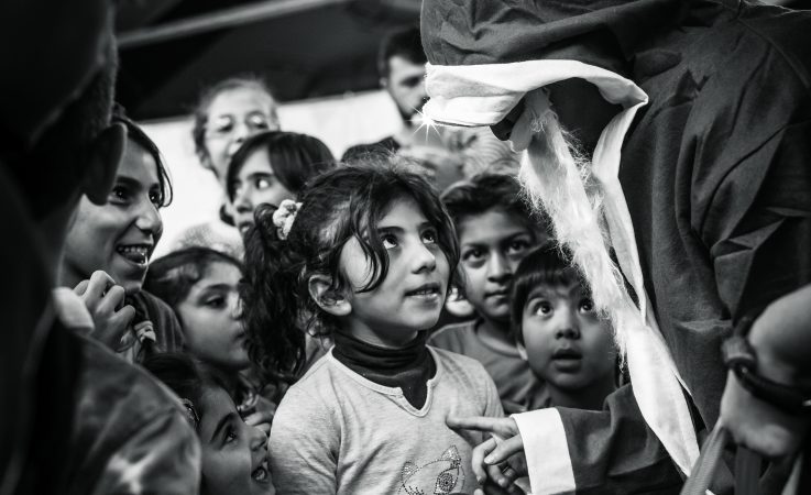 „Unbekannter Weihnachtsmann“ (Ausschnitt), Stefan Gregor – Kategorie Tagesaktualität