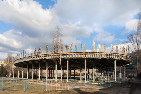 Street Morphology vector of Garage Triennial of Russian Contemporary Art, Moscow, 2017