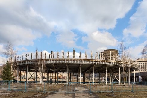 Street Morphology vector of Garage Triennial of Russian Contemporary Art, Moscow, 2017