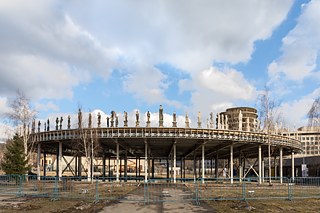 Street Morphology vector of Garage Triennial of Russian Contemporary Art, Moscow, 2017