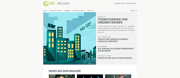 Unsere neue Kulturseite