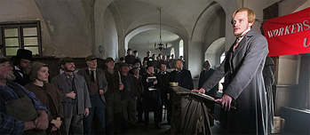 Rodaje de la película El joven Karl Marx de Raoul Peck 