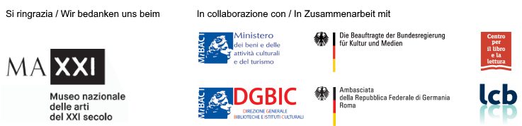 Deutsch-Italienischer Übersetzerpreis 2018 – Partnerlogos