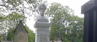 Heinrich Heines Grab auf dem Friedhof von Montmartre
