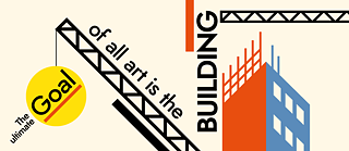<b>“The ultimate goal of all art is the building!”</b><br><br>All about the building: Walter Gropius, founder and first director of the Bauhaus, knew exactly where he wanted to take his new school. In the 1919 Bauhaus Manifesto he wrote: “Let us strive for, conceive and create the new building of the future that will unite every discipline, architecture and sculpture and painting.” This interdisciplinary approach sought to bring fine art together with the art of architecture, with the spotlight on the building itself.