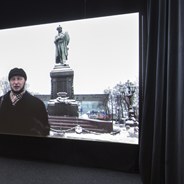 Installation WHAT IS DEMOCRACY? (Oliver Ressler)