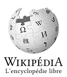 Weltkugel, die aus Puzzlestücken mit Buchstaben und Schriftzeichen besteht © © Wikipédia Logo Wikipédia