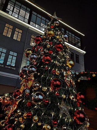 Auf dem Weihnachtsmarkt