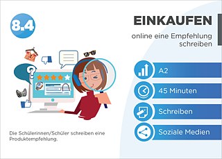 EDDU | Einkaufen: online eine Empfehlung schreiben - Die Schülerinnen/Schüler schreiben eine Produktempfehlung.