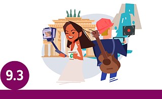 EDDU | In der Stadt: ein Foto posten und Fragen stellen