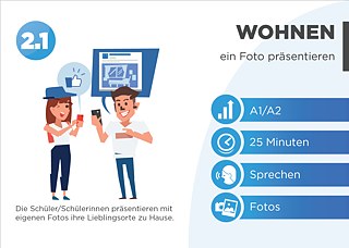 EDDU | Wohnen: Ein Foto präsentieren | Die Schüler/Schülerinnen präsentieren mit eigenen Fotos ihre Lieblingsorte zu Hause