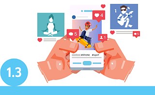 EDDU | Freitzeit und Hobbys: Fotos mit Hashtags markieren