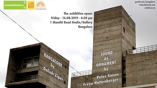 Sound as Ornament & Bangalone: Abschlusspräsentation bangloREsidents 2019 - Season 1 