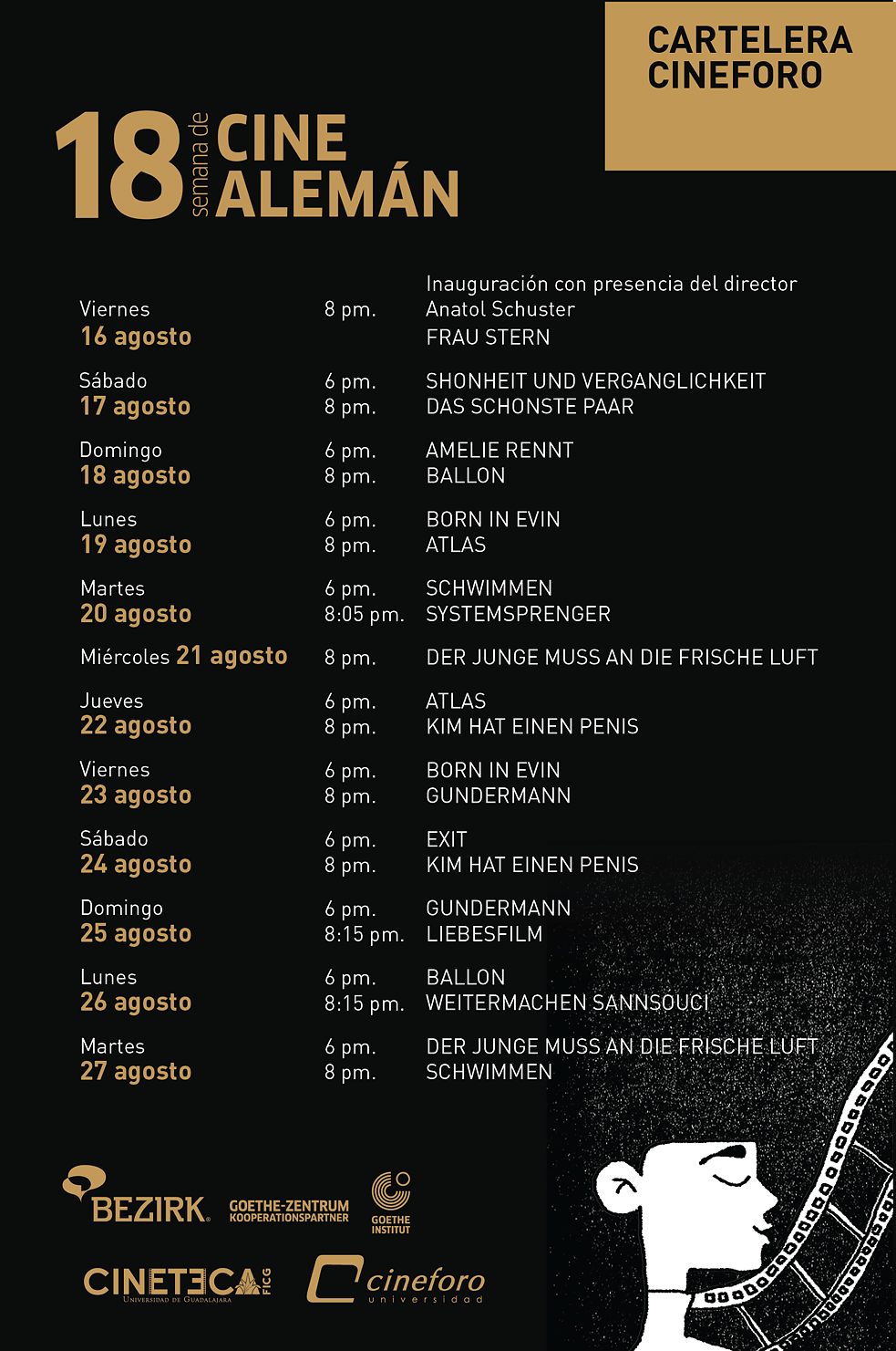  18 Deutsche Filmwoche Programm Cineforo 2019
