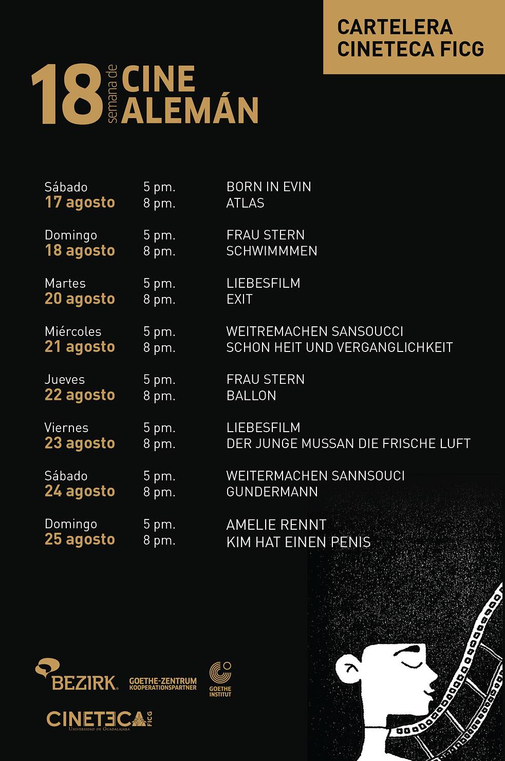 18 Deutsche Filmwoche Programm FICG 2019