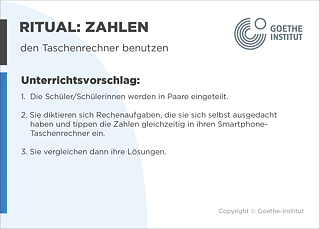 EDDU | Zahlen | den Taschenrechner benutzen | Unterrichtsvorschlag
