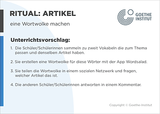 EDDU | Artikel | eine Wortwolke machen | Unterrichtsvorschlag
