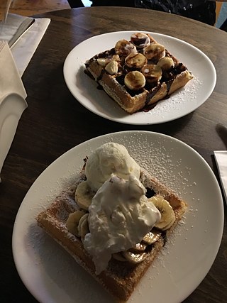 Waffeln in meinem liebsten Teehaus