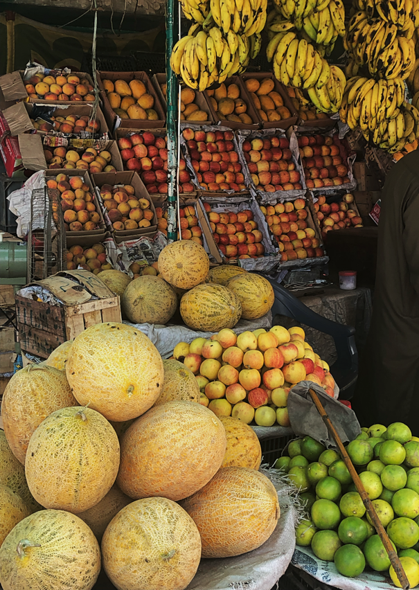 Obststand am Straßenrand