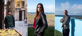 Young people in Bari: Luca Carofiglio, Ilaria Cramarossa and Antonio Maria Dentamaro