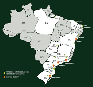 Mapa - Goethe-Institut São Paulo/Brasil © © Goethe-Institut/ Murilo Thaveira Mapa - Goethe-Institut São Paulo/Brasil