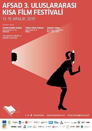 AFSAD 3. Kurzfilmfestival Poster &copy; Design: Barek / © AFSAD  AFSAD 3. Kurzfilmfestival Poster