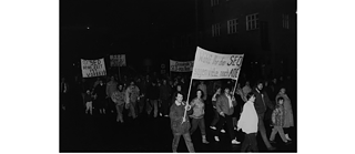 Manifestation à Wittenberge le 15 janvier 1990