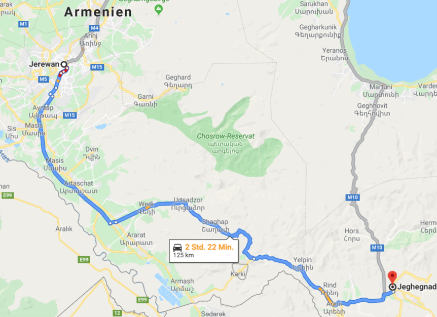 Eriwan - Jeghegnadsor