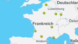 Standorte Goethe-Institut Frankreich