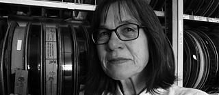 Helga Fanderl vor Filmrollen