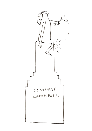 Graphic Recording: Deconstruct Monuments