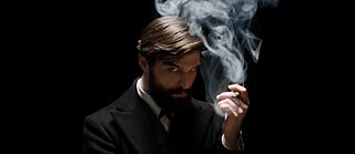 Robert Finster as Sigmund Freud in the Netflix Original Series "Freud"