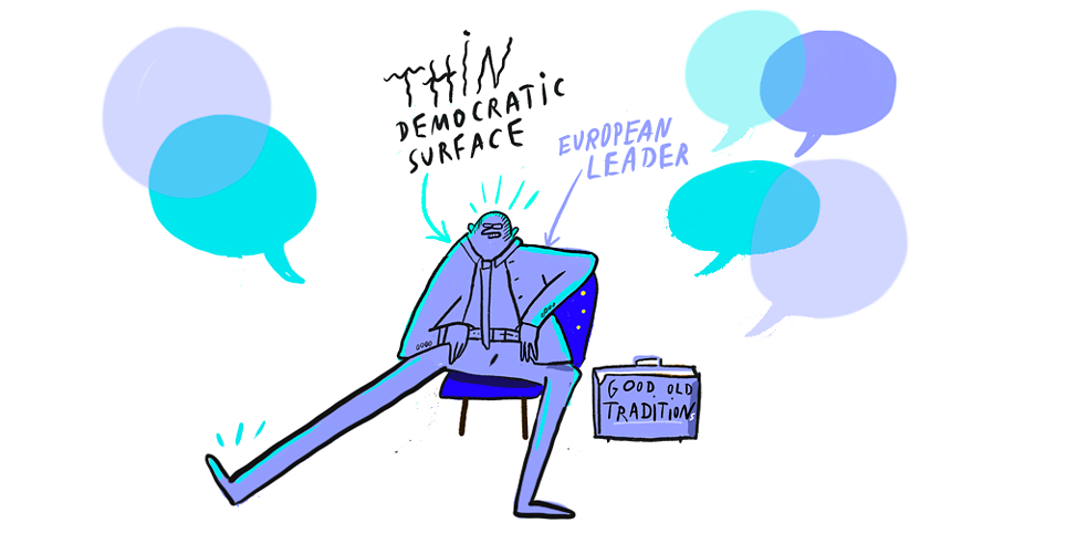 Democracia — apenas um manto fino? 