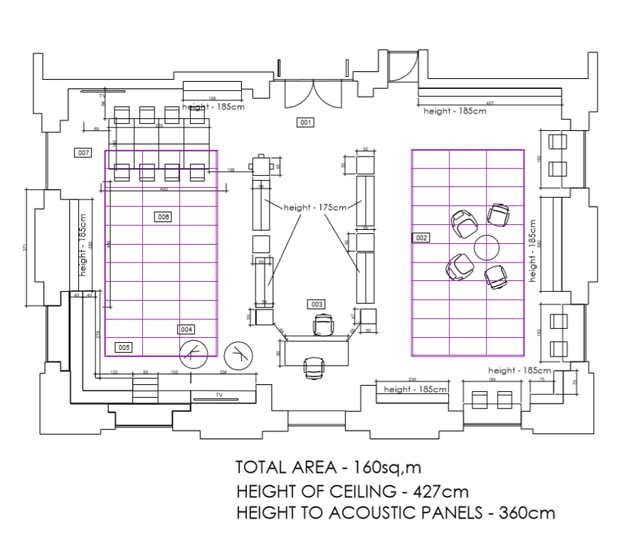 Layout and of the library