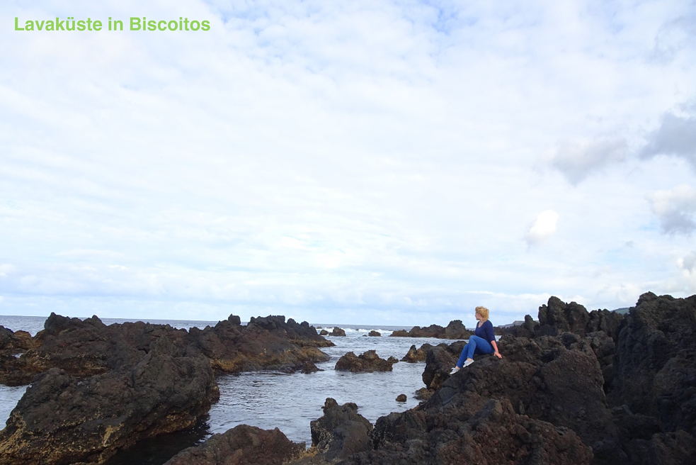Lavaküste in Biscoitos