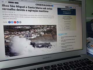 Sturmwarnung auf den Azoren