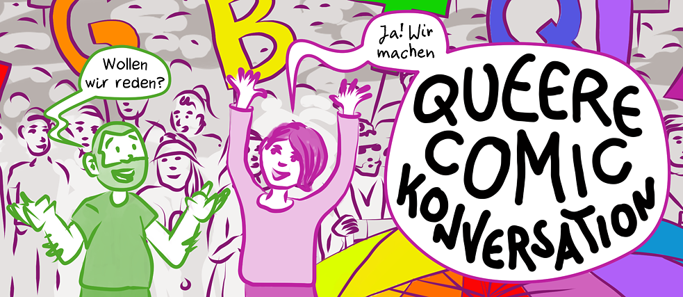 Queere Comic Konversation - Bannerbild