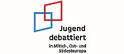 Logo des Wettbewerbs „Jugend debattiert international“