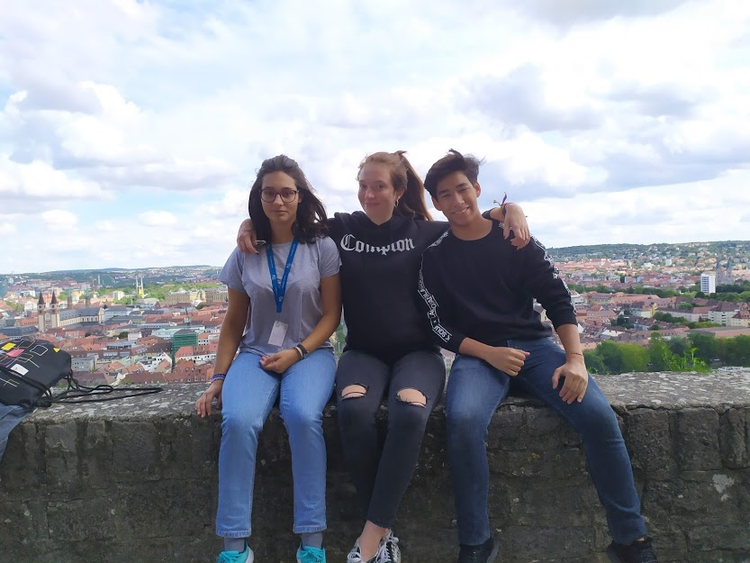 Con mis mejores amigos en la Fortaleza de Marienburg